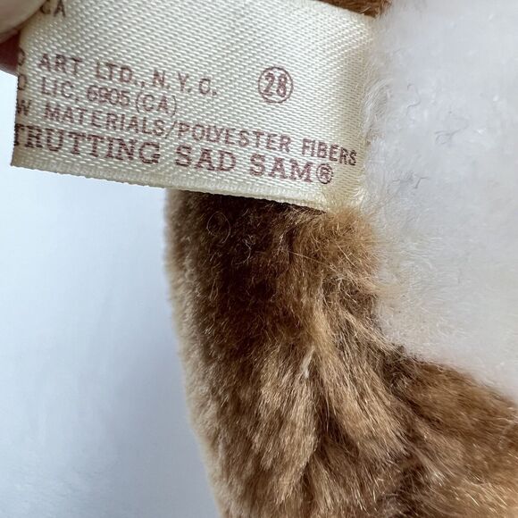 APPLAUSE Bassett Hound Dog Plush Strutting Sad Sam 2342 Ballcap Stuffed VTG 80s - Picture 4 of 8